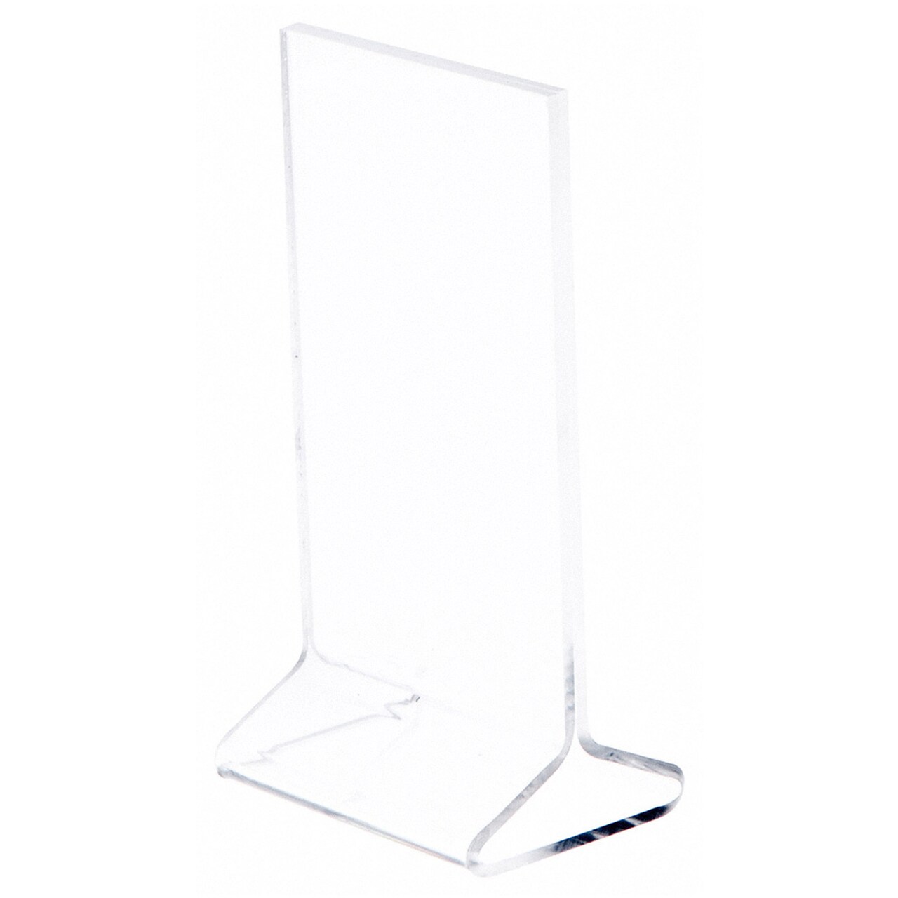 Plymor Clear Acrylic Sign Display / Literature Holder (Top-Load), 3" W x 5" H